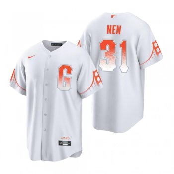 Men's San Francisco Giants Robb Nen White 2021 City Connect Replica Jersey