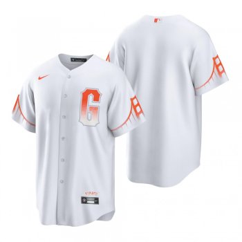 Men's San Francisco Giants White 2021 City Connect Replica Jersey