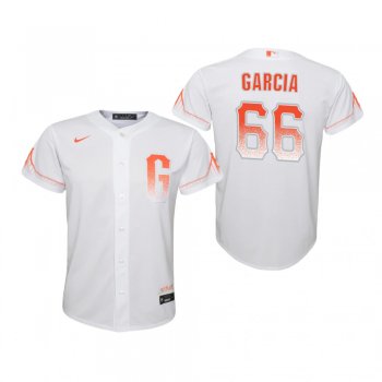 Youth San Francisco Giants Jarlin Garcia Nike White 2021 City Connect Replica Jersey