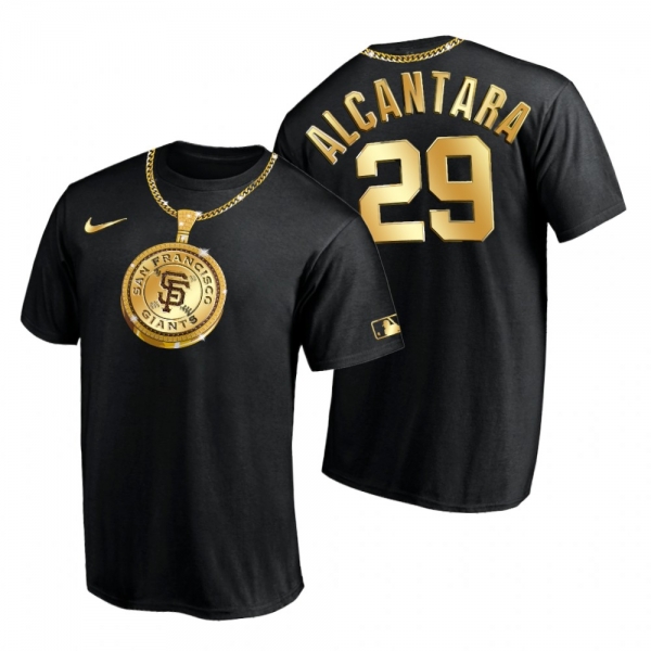 San Francisco Giants Arismendy Alcantara Black Swag Chain T-Shirt