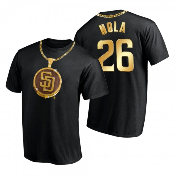 San Diego Padres Austin Nola Black Swag Chain T-Shirt