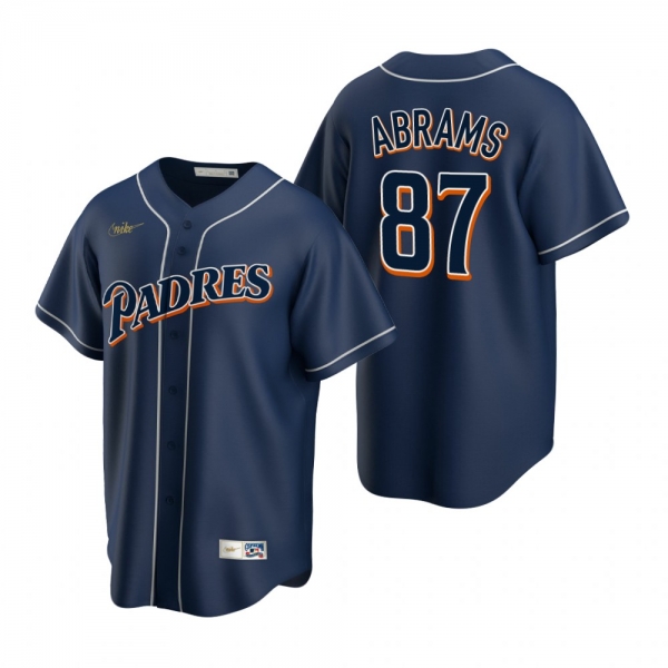 San Diego Padres CJ Abrams Nike Navy Cooperstown Collection Jersey