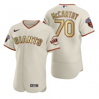 Men's San Francisco Giants Joe McCarthy Nike Cream Gold 2010 World Series Champions Jersey