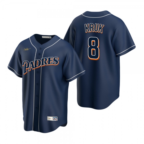 San Diego Padres John Kruk Nike Navy Cooperstown Collection Jersey