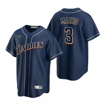 San Diego Padres Jorge Mateo Nike Navy Cooperstown Collection Jersey