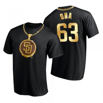 San Diego Padres Jorge Ona Black Swag Chain T-Shirt