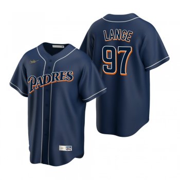 San Diego Padres Justin Lange Nike Navy Cooperstown Collection Jersey