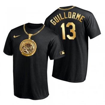 New York Mets Luis Guillorme Black Swag Chain T-Shirt