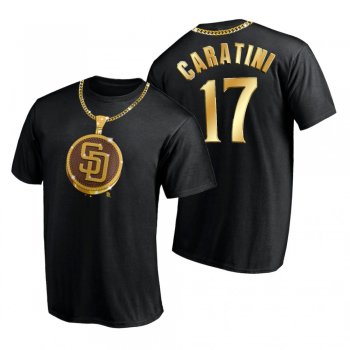 San Diego Padres Victor Caratini Black Swag Chain T-Shirt