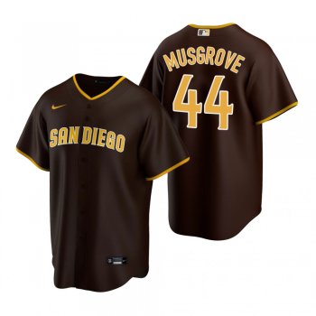 Men's San Diego Padres Joe Musgrove Nike Brown Replica Road Jersey