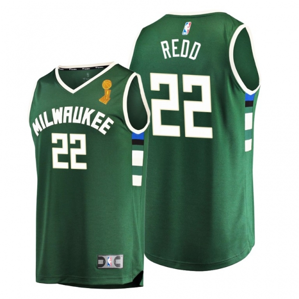 Milwaukee Bucks 2021 NBA Finals Champions Michael Redd #22 Replica Jersey Green