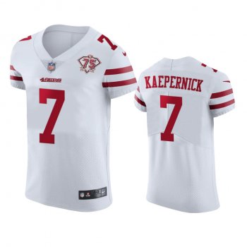 San Francisco 49ers Colin Kaepernick White 75th Anniversary Jersey - Men's