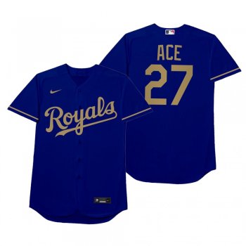 Adalberto Mondesi Ace Blue 2021 Players' Weekend Nickname Jersey