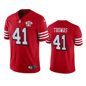 Ambry Thomas San Francisco 49ers Scarlet Vapor Limited Jersey