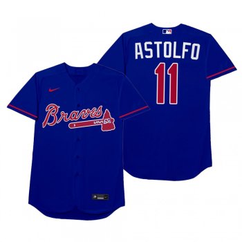 Atlanta Braves Ender Inciarte Astolfo Royal 2021 Players' Weekend Nickname Jersey