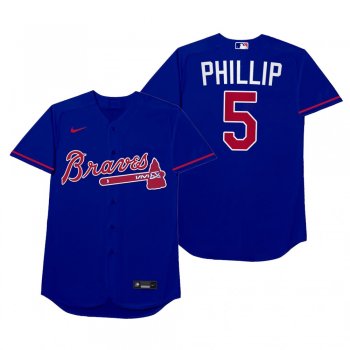 Atlanta Braves Freddie Freeman Phillip Royal 2021 Players' Weekend Nickname Jersey