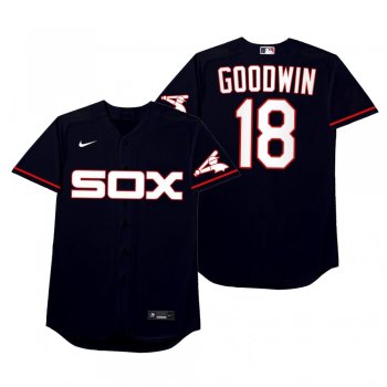 Brian Goodwin Goodwin Navy 2021 Players' Weekend Nickname Jersey