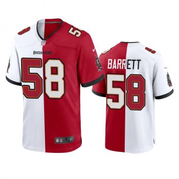 Tampa Bay Buccaneers Shaquil Barrett Red White Split Two Tone Game Jersey