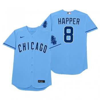 Chicago Cubs Ian Happ Happer Blue 2021 Players' Weekend Nickname Jersey