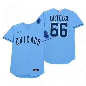 Chicago Cubs Rafael Ortega Ortega Blue 2021 Players' Weekend Nickname Jersey