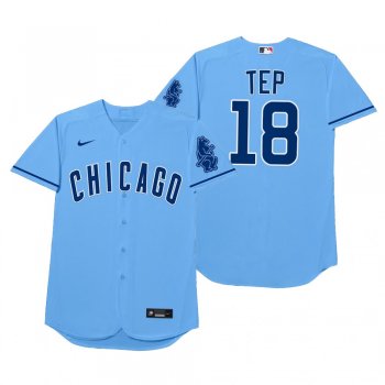 Chicago Cubs Ryan Tepera Tep Blue 2021 Players' Weekend Nickname Jersey