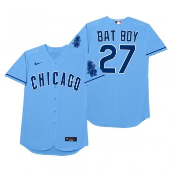 Chicago Cubs Zach Davies Bat Boy Blue 2021 Players' Weekend Nickname Jersey