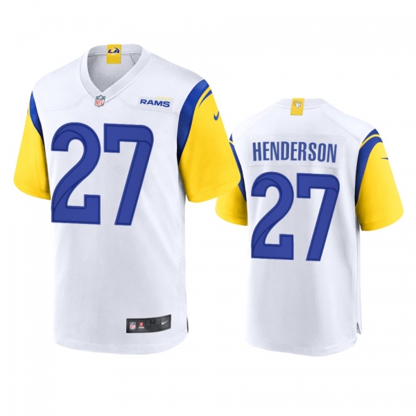 Los Angeles Rams Darrell Henderson White Alternate Game Jersey