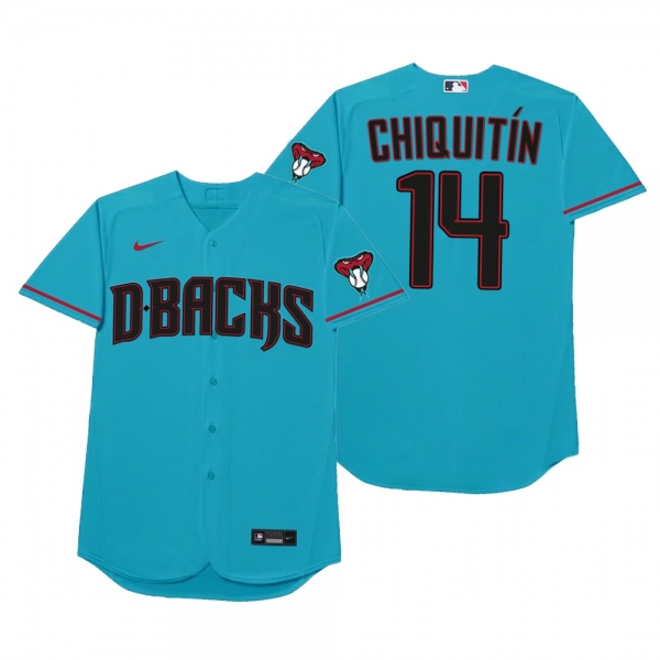 Arizona Diamondbacks Asdrubal Cabrera Chiquitin Blue 2021 Players' Weekend Nickname Jersey