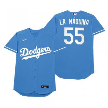 Los Angeles Dodgers Albert Pujols La Maquina Royal 2021 Players' Weekend Nickname Jersey