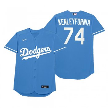 Los Angeles Dodgers Kenley Jansen Kenleyfornia Royal 2021 Players' Weekend Nickname Jersey