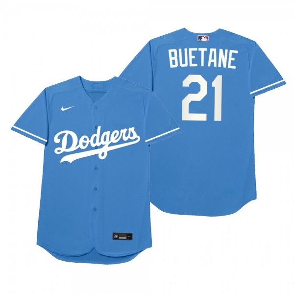 Los Angeles Dodgers Walker Buehler Buetane Royal 2021 Players' Weekend Nickname Jersey