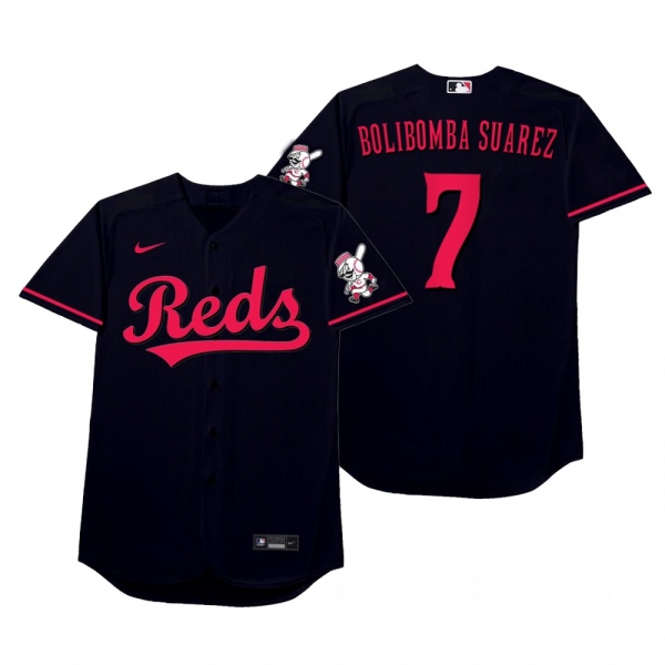 Eugenio Suarez Bolibomba Suarez Black 2021 Players' Weekend Nickname Jersey