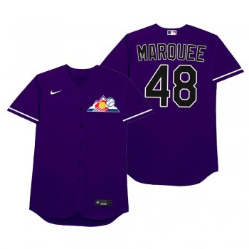 German Marquez Marquee Purple 2021 Players' Weekend Nickname Jersey