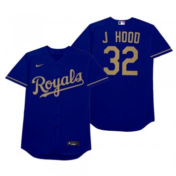 Jesse Hahn J Hood Blue 2021 Players' Weekend Nickname Jersey