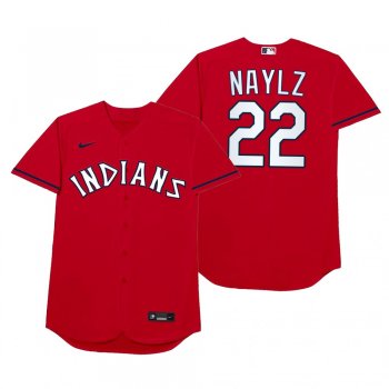 Josh Naylor Naylz Red 2021 Players' Weekend Nickname Jersey