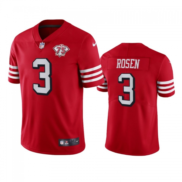 Josh Rosen San Francisco 49ers Scarlet Vapor Limited Jersey