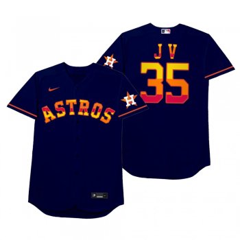 Justin Verlander J V Royal 2021 Players' Weekend Nickname Jersey