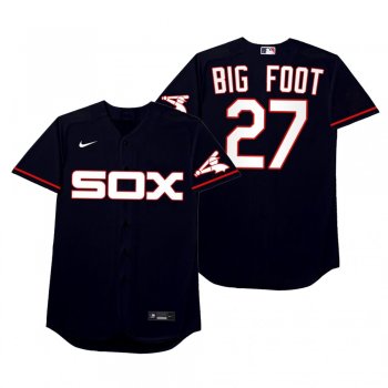 Lucas Giolito Big Foot Navy 2021 Players' Weekend Nickname Jersey