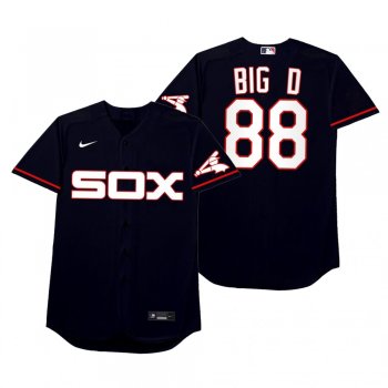 Luis Robert Big D Navy 2021 Players' Weekend Nickname Jersey