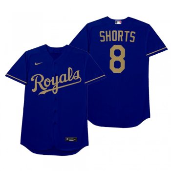 Nicky Lopez Shorts Blue 2021 Players' Weekend Nickname Jersey