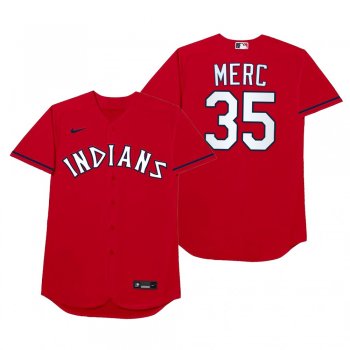 Oscar Mercado Merc Red 2021 Players' Weekend Nickname Jersey