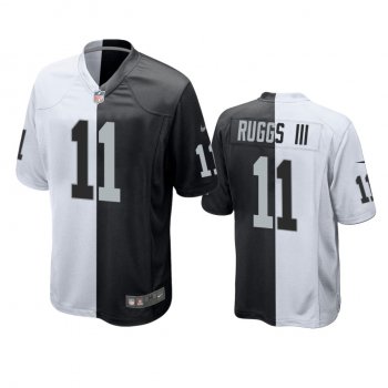 Las Vegas Raiders Henry Ruggs III Black White Split Two Tone Game Jersey