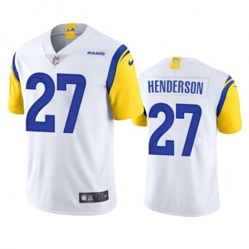 Los Angeles Rams Darrell Henderson White Vapor Limited Jersey