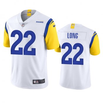 Los Angeles Rams David Long White Vapor Limited Jersey