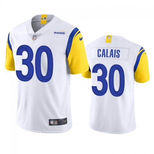 Los Angeles Rams Raymond Calais White Vapor Limited Jersey