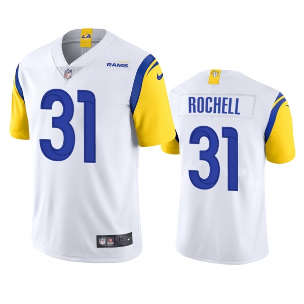 Los Angeles Rams Robert Rochell White Vapor Limited Jersey