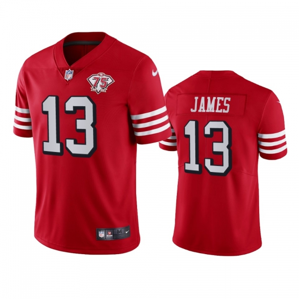 Richie James San Francisco 49ers Scarlet Vapor Limited Jersey