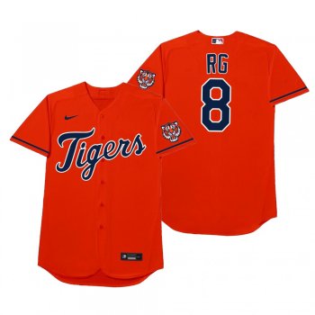 Robbie Grossman RG Orange 2021 Players' Weekend Nickname Jersey