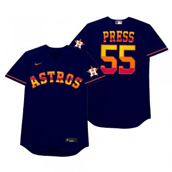 Ryan Pressly Press Royal 2021 Players' Weekend Nickname Jersey