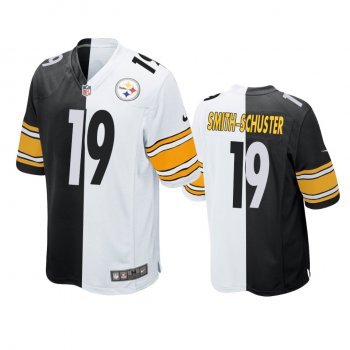 Pittsburgh Steelers JuJu Smith-Schuster Black White Split Two Tone Game Jersey